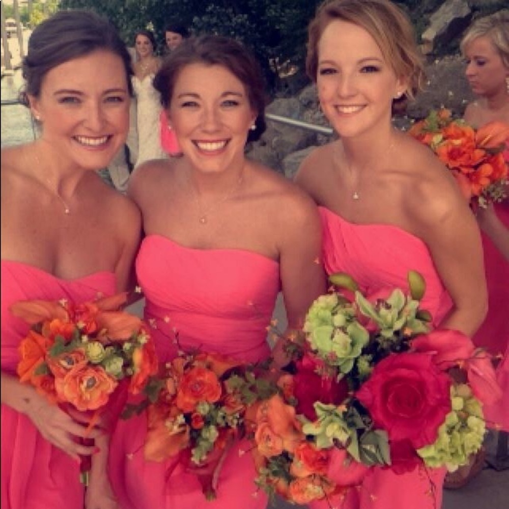 Coral Bill Levkoff Size 8/10 Dress